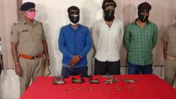 3 Notorious Gun Runners Nabbed In Cuttack; 5 Firearms, 30 Live Rounds Seized 