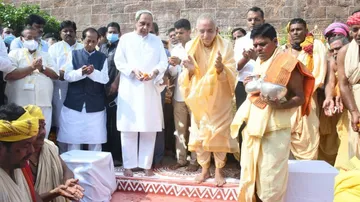 Srimandir Parikrama Project Shilanyas Ceremony Held In Puri