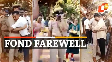 Emotional Farewell To Gujarat Police SI 