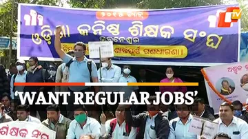 Junior Teachers Launch Protest In Odisha