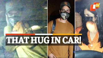 Katrina Kaif Drops Hubby Vicky Kaushal At Airport