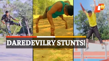 Viral Video, Indian Army Jawan Stunts