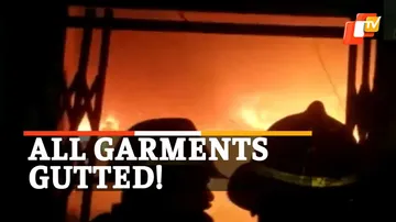 Fire Mishap, Fire At Cloth Factory, Bhiwandi