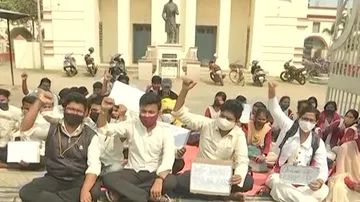 Fakir Mohan College students protest