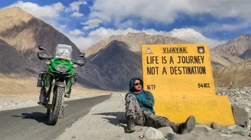 Retired Navy Officer Explores India On Bike, Covers 20000 Kms In One Go!