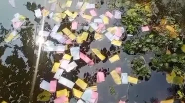 Villagers, Incensed With Wrong Ballot Paper Folding, Throw Vote Box Into Pond
