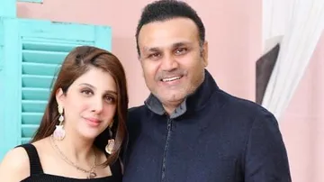 Aarti Sehwag & Virender Sehwag