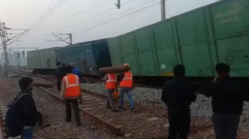 Goods Train Derail 