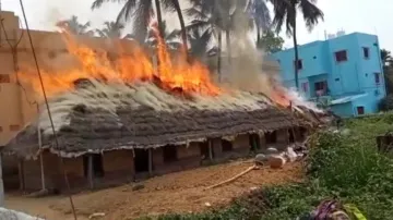 Fire Reduces 14 Hostel Rooms To Ashes In Bhadrak; Books, Laptops Worth Lakhs Gutted  