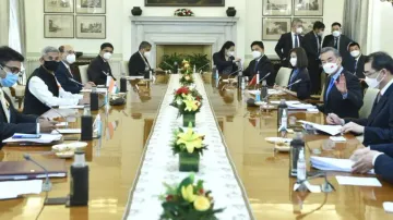 EAM Jaishankar Holds Talks With Chinese Counterpart Wang Yi