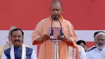 Adityanath Takes Oath As Uttar Pradesh CM; Maurya, Pathak To Be Deputy CMs