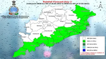 Rain Likely In 9 Odisha Districts In 24 	Hours: IMD