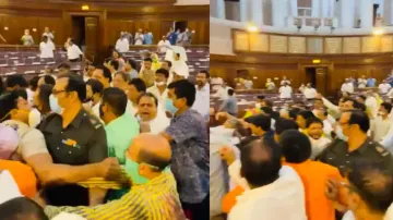 TMC, BJP members clash in Bengal Assembly 