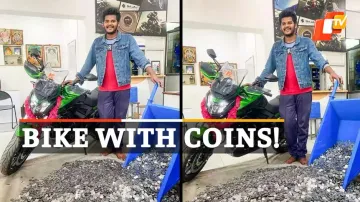 Bike with coins