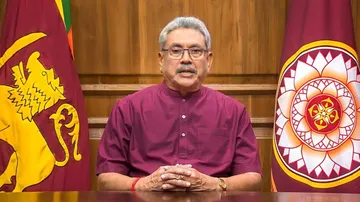 Former Sri Lankan president Gotabaya Rajapaksa