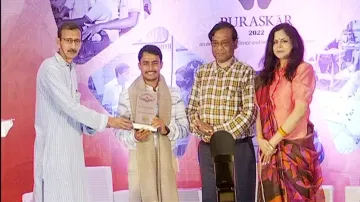 Ratnakar Sahoo feted with prestigious Shambhavi Puraskar-2022 