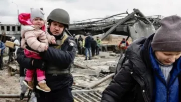 Russia charges Ukraine with not opening humanitarian corridors