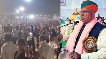 One killed, narrow escape for Union Minister Meghwal as iron mast falls on stage at Agra event