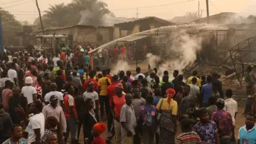 Explosion at Nigerian illegal oil refinery