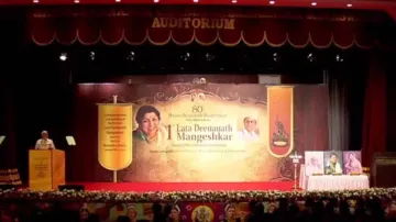 PM Modi conferred with 1st Lata Deenanath Mangeshkar Award in Mumbai