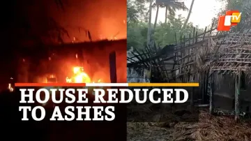 Massive Fire, Fire Mishap, Fire Engulfs House, Fire In Bhadrak, Bhadrak, Odisha