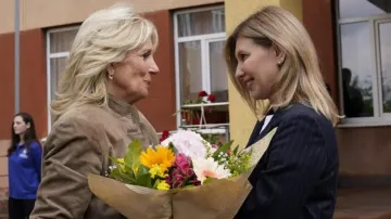 Jill Biden meets Ukrainian First Lady on surprise visit