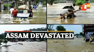 Flood In Assam, Landslide