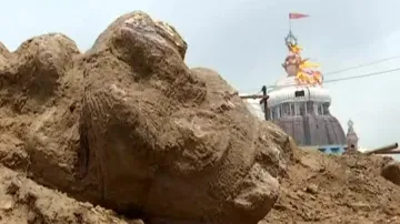 No GPRS survey, ancient stone sculpture found damaged in heritage dig work in Puri