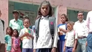 Bihar girl travels 1 km on 1 leg to reach school