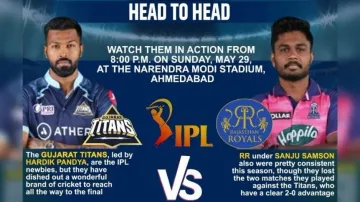 GT Vs RR, IPL