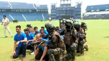 India-South Africa T20I: Security mock drill held at Cuttack Barabati ahead of crucial clash 