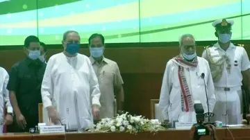 Naveen's new team: Oath-taking ceremony underway