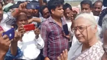 Medha Patkar face protest during Dhinkia visit, not allowed to meet Debendra's family