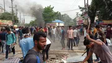 Protest against Centre's Agnipath scheme