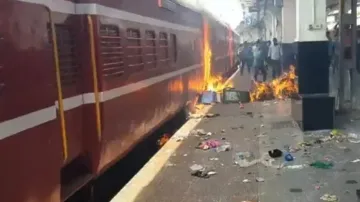 Protest against Agnipath continues at violence-hit Secunderabad station