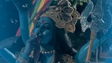 Goddess kali Smoking Cigarette In Documentary Film