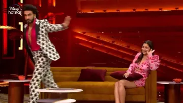 Ranveer walking out of the show