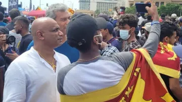 Sri Lanka crisis: Jayasuriya joins anti-govt protest; Sangakkara, Jayawardene also lend support