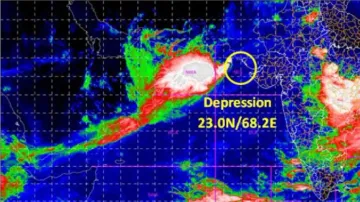 Depression over Northeast Arabian Sea 