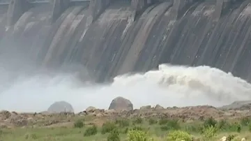 Hirakud dam releases season’s first floodwater; low-lying areas put on alert