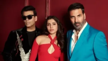 Samantha with Akshay and Karan