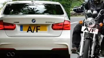 This is why ‘A/F’ is written on a new vehicle’s number plate
