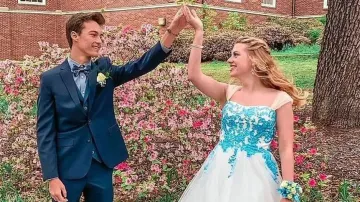 The beautiful couple