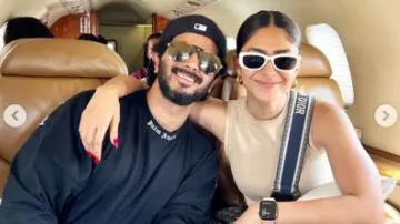 Dulquer with Mrunal Thakur
