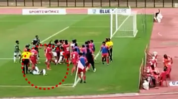 SAFF competition: Scuffle erupts between Nepal and Bangladesh players