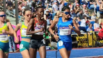 India's Priyanka Goswami wins silver in race walk, shatters national record