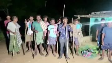 Villagers Take Up Sticks To Guard Their Village From Miscreants