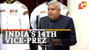 Jagdeep Dhankhar, Vice President of India, Oath Ceremony