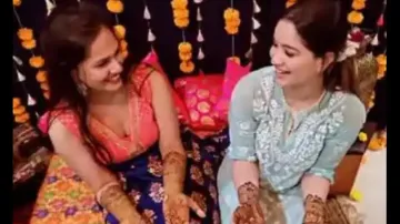 Sara Tendulkar with her sister