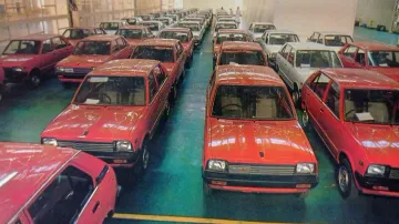 Production Line of Maruti 800 In Factory